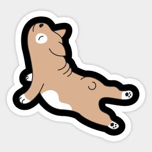 Doggie yogi - Dog Stretching Sticker